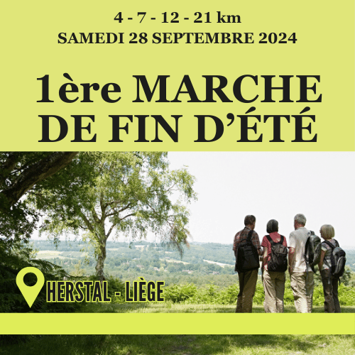 Marche randonnée en septembre à Herstal