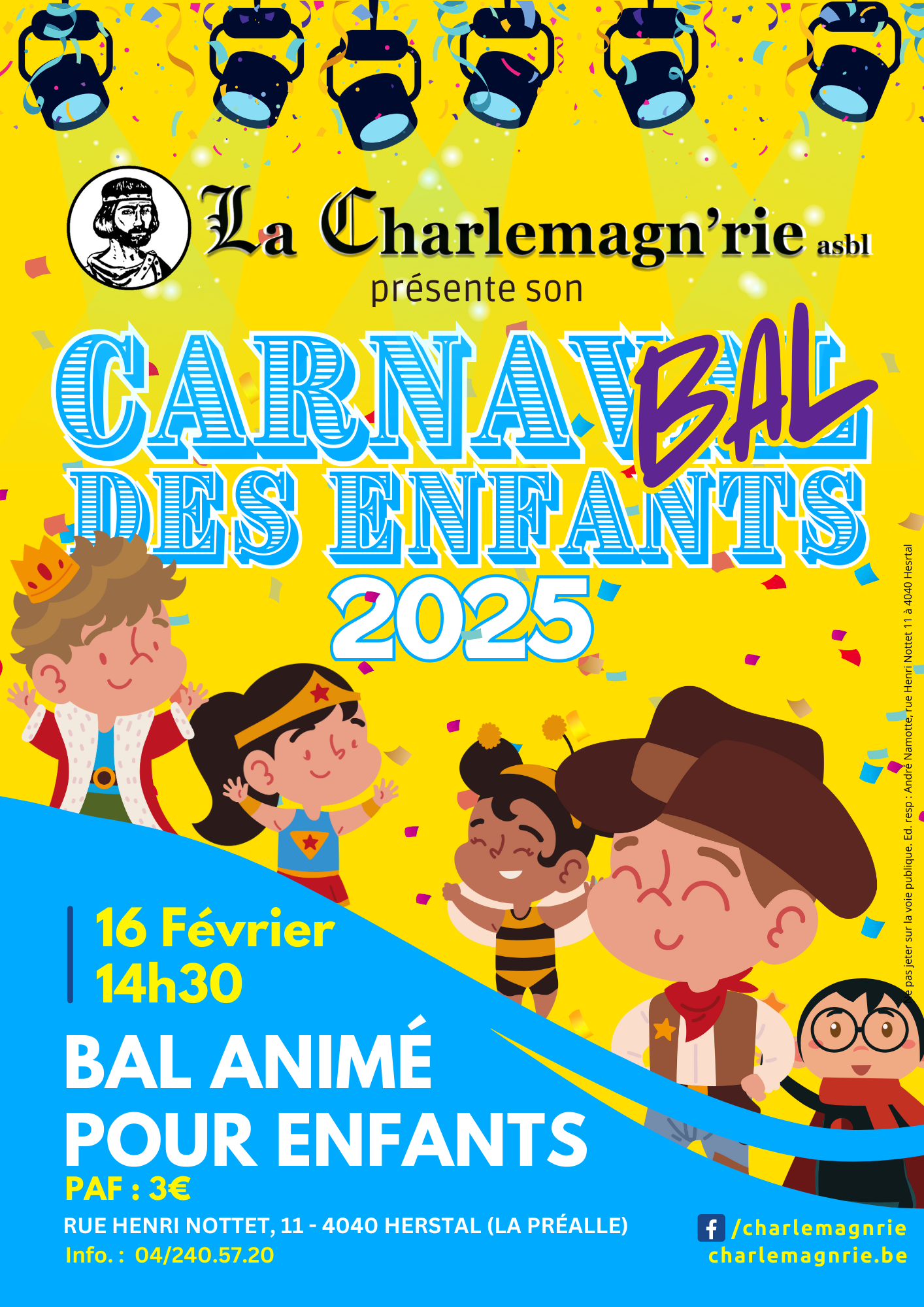 Bal des enfants Carnaval 2025 Herstal